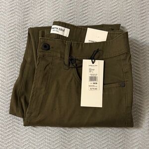 Kenneth Cole Olive Green Slim Chinos